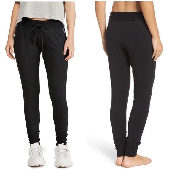 FREE People Movement Sunny Skinny Sweatpants in Black - Picture 1 of 9
